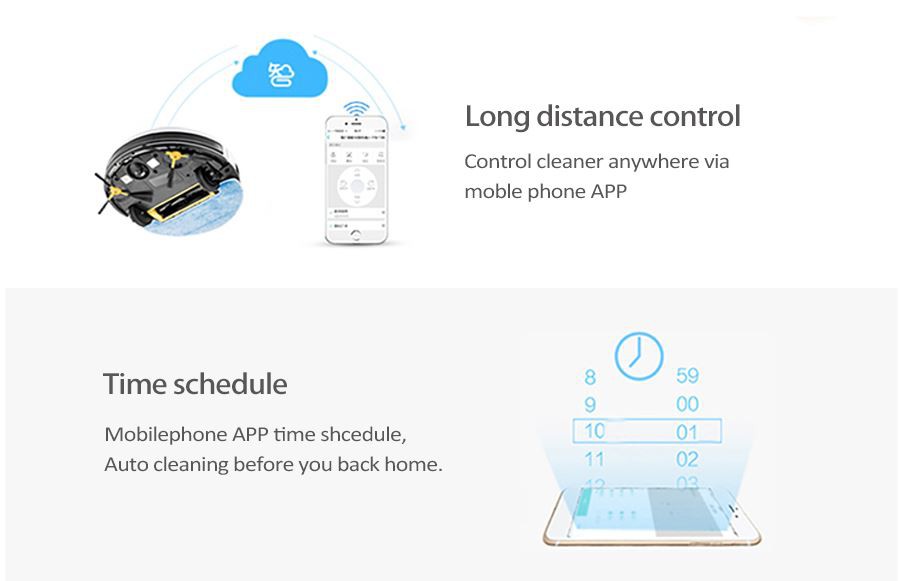 robot vacuum cleaner with smart mapping system
